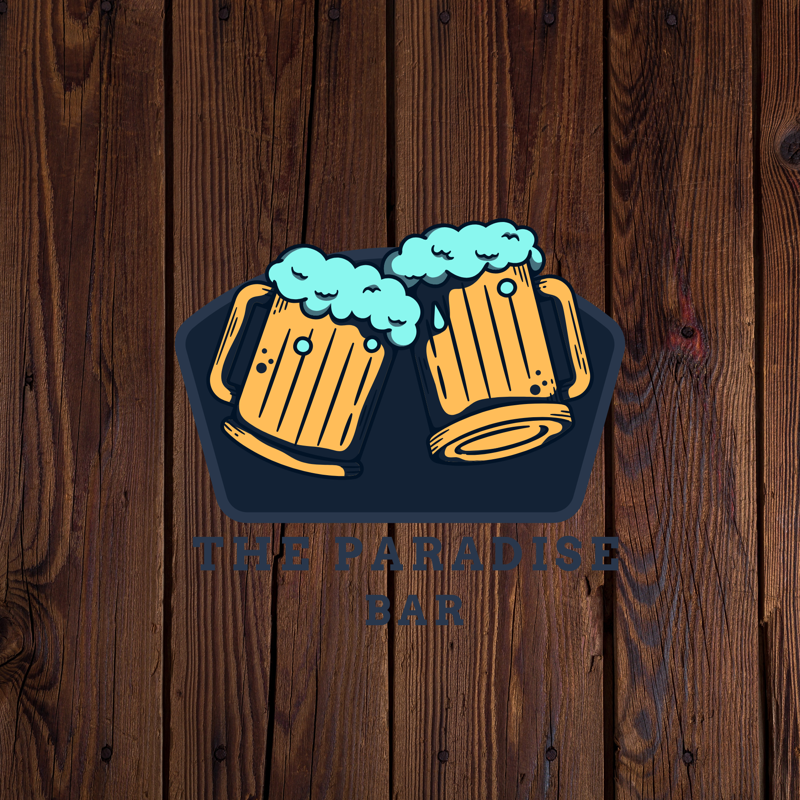 The Paradise Bar logo design